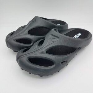 Keen Shanti Clogs Sandals Womens 8 Black Blue Dawn 1026263